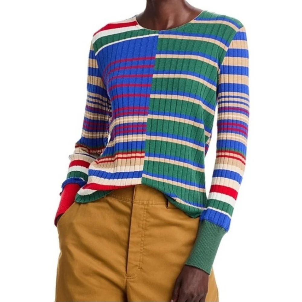 Aldo Martins Multicolor Striped Top - Picture 1 of 11